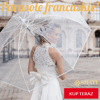 Parasole transparentne ślubne