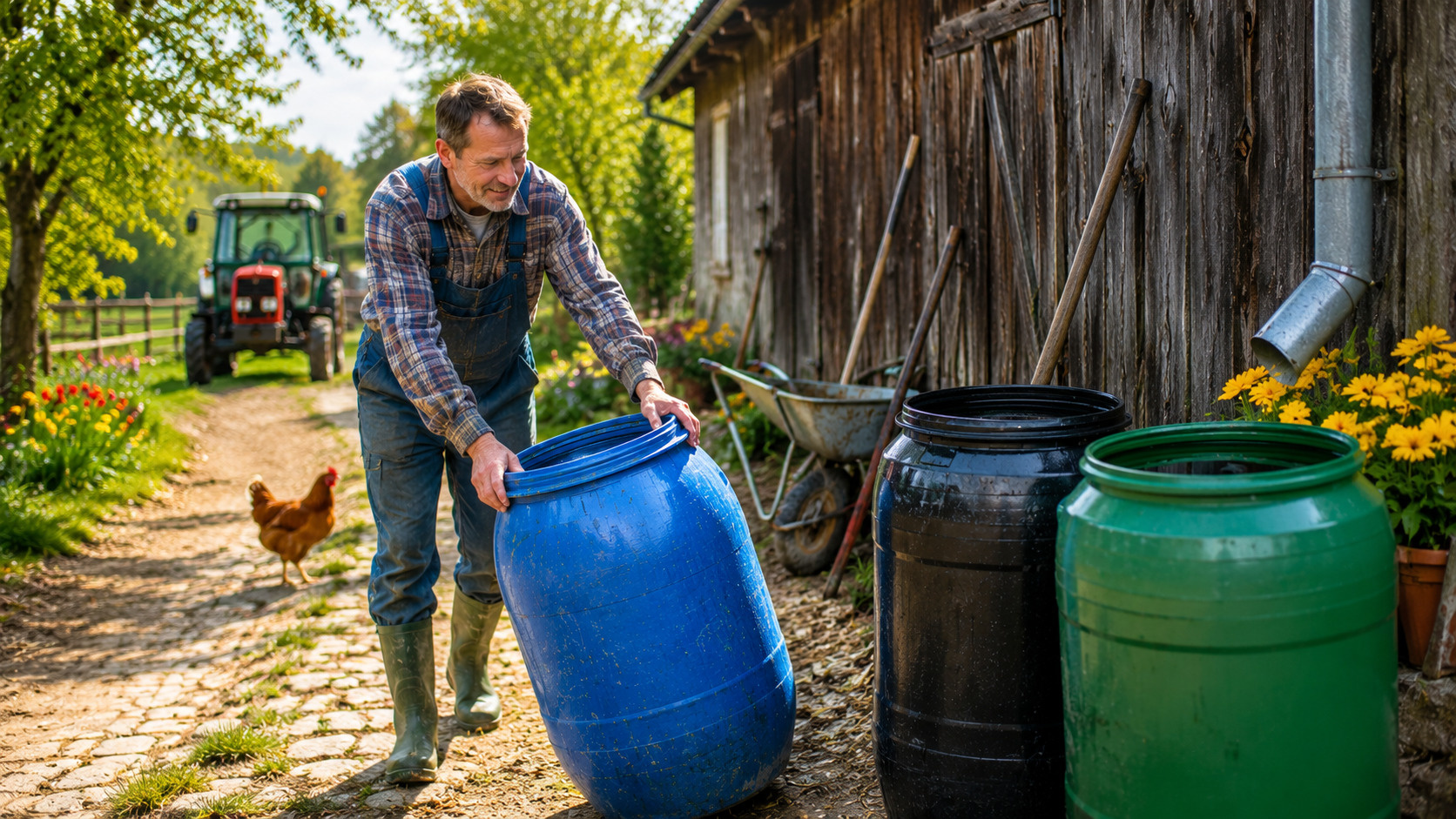 Beczki plastikowe 15-80 l dla rolnictwa i firm