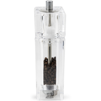 Akrylowy młynek do pieprzu z solniczką 15cm Peugeot Pontarlier PG-860501