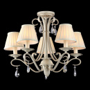 Beżowy żyrandol pięcioramienny z kryształami Brionia Maytoni Classic ARM172-05-G