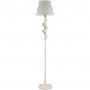 Biała lampa podłogowa Intreccio Maytoni Classic ARM010-01-W