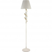 Biała lampa podłogowa Intreccio Maytoni Classic ARM010-01-W