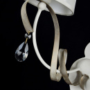 Biały, podwójny kinkiet Intreccio Maytoni Classic ARM010-02-W