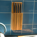 Blok na noże z 4 nożami ceramicznymi Kyocera Black ALE020573