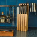 Blok na noże z 4 nożami ceramicznymi Kyocera Black ALE020573