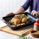 Brytfanna aluminiowa z powłoką ceramiczną, wysokie uchwyty GreenPan CC001381-001