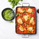 Brytfanna aluminiowa z powłoką ceramiczną, wysokie uchwyty GreenPan CC001381-001