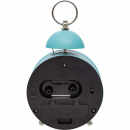 Budzik analogowy retro Single Bell Nextime turkusowy 5213 TQ