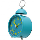 Budzik analogowy retro Single Bell Nextime turkusowy 5213 TQ