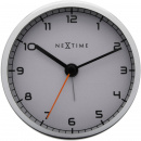 Budzik Company Alarm Nextime 9 cm, biały 5194 WI