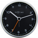 Budzik Company Alarm Nextime 9 cm, czarny 5194 ZW