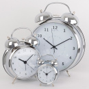 Budzik Wake up Nextime 15 cm, srebrny 5112 ZI