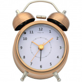 Budzik Wake Up Nextime 9 cm, miedziany 5111 CO