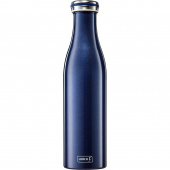 Butelka termiczna 0,75 Litra metaliczny niebieski Lurch LU-00240862
