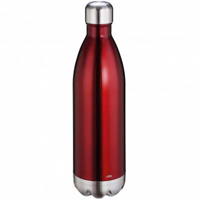 Butelka termiczna na napoje gazowane, stalowa Elegante Cilio 1 Litr bordowa CI-543544