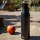 Butelka ze stali nierdzewnej termiczna 0,75 Litra Lurch czarna LU-00240928