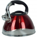 Czajnik stalowy czerwony z gwizdkiem Varus Kela 3 Litry KE-11658