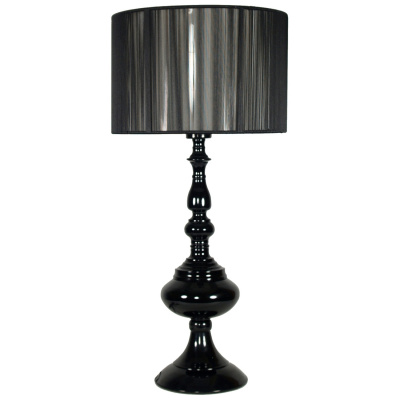 Czarna Lampka gabinetowa klasyczne kształty Gillenia Candellux 41-21338