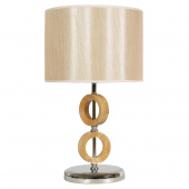 Dekoracyjna lampka gabinetowa, beżowy klosz Anello Candellux 41-01108