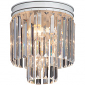 Delikatna lampa sufitowa ze sztabkowych kryształów Vitaluce VE5151-0/3+1PL