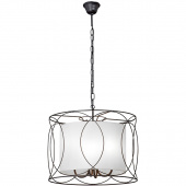 Delikatna lampa wisząca, ażurowa kosntrukcja Vitaluce VE4479-1/4