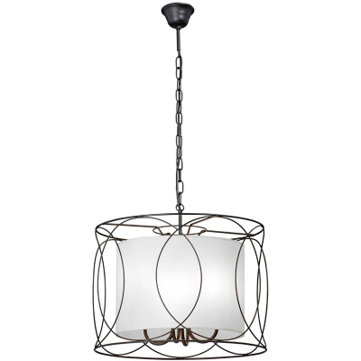 Delikatna lampa wisząca, ażurowa kosntrukcja Vitaluce VE4479-1/4