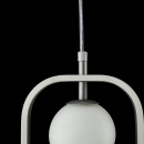 Designerska lampa wisząca kula w ramce Avola Maytoni Modern MOD431-PL-01-WS