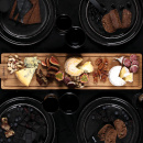 Deska dębowa do serwowania serów i przekąsek Tapas Boska BO-320091