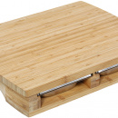 Deska do krojenia bambusowa ze stalowymi tackami 46x35 cm Zassenhaus ZS-054330