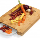 Deska do krojenia ze stalową tacką 40x30 cm Zassenhaus ZS-054347