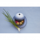 Dim Sum porcelanowe naczynie z pokrywką porcelanowe Equinoxe Revol niebieskie RV-649524-1