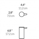 Dozownik bezdotykowy - akumulatorowy do mydła simplehuman stal polerowana ST1044