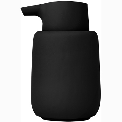 Dozownik do mydła ceramiczny Blomus Sono czarny B66274