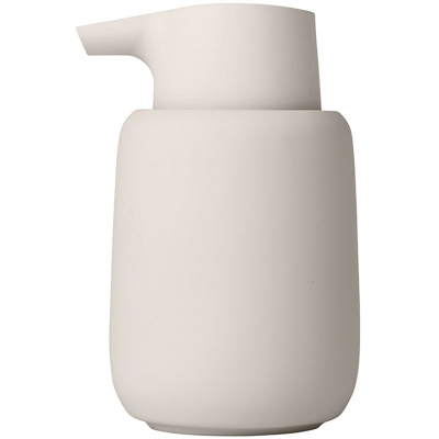 Dozownik do mydła ceramiczny Blomus Sono moonbeam B69054