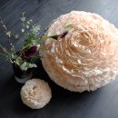 Duża lampa wisząca z ptasich piór Eos UMAGE jasnobrązowa 02089