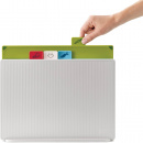 Duże deski kuchenne do krojenia w stojaku Index Joseph Joseph silver 60134