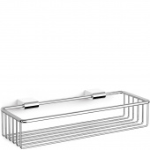 Duży koszyk łazienkowy na akcesoria Atore Zack polerowany 40464