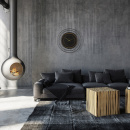 Duży, okrągły zegar ścienny 70 cm Fancy Nextime 3270 ZW