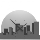 Duży zegar ścienny panorama miasta Skyline CalleaDesign 52-10-1-3
