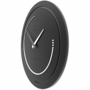 Duży zegar ścienny Sonar 46 cm CalleaDesign czarny 10-134-5