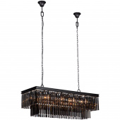 Duży żyrandol kryształowy, prostokątny, na dwóch łańcuchach Vitaluce VE5159-1/15