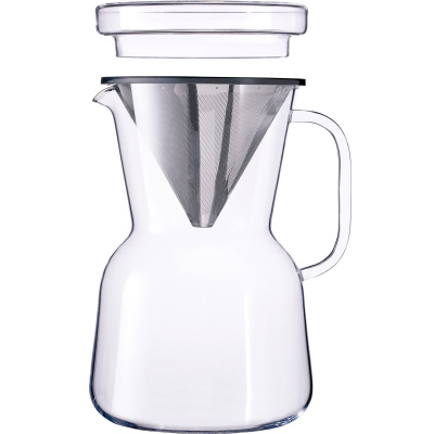 Dzbanek szklany ze stalowym filtrem do kawy Aroma Coffee Maker Jenaer Glas SH-120814-1