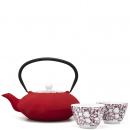 Dzbanek żeliwny czerwony z filtrem do herbaty Yantai 1,2 Litra Bredemeijer 153000