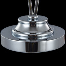 Elegancka lampka stołowa chromowana z białym abażurem Miraggio Maytoni Modern MOD602-TL-01-N