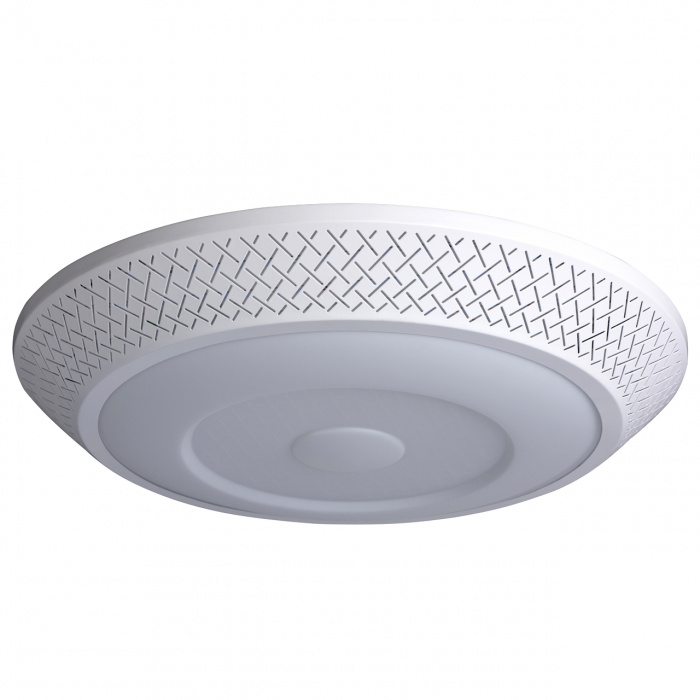 Elegancki plafon sufitowy o mlecznym świetle LED 66 cm