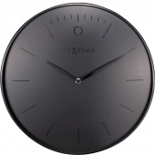 Elegancki zegar ścienny Glamour Nextime czarny 3235O