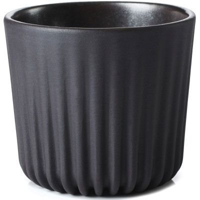 Filiżanka do herbaty z czarnej porcelany Pekoë Revol RV-653609-4