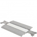 Forma do pieczenia prostokątna, perforowana, rozkładana de Buyer 48x9 cm D-3210-48