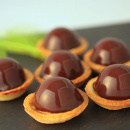 Forma silikonowa do ciastek małych półkul Moul Flex de Buyer D-1961-02