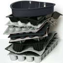 Forma silikonowa do mini ciastek prostokątnych Elastomoule de Buyer D-1868-01